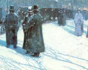 Cab Stand at Night - 施尔德·哈森